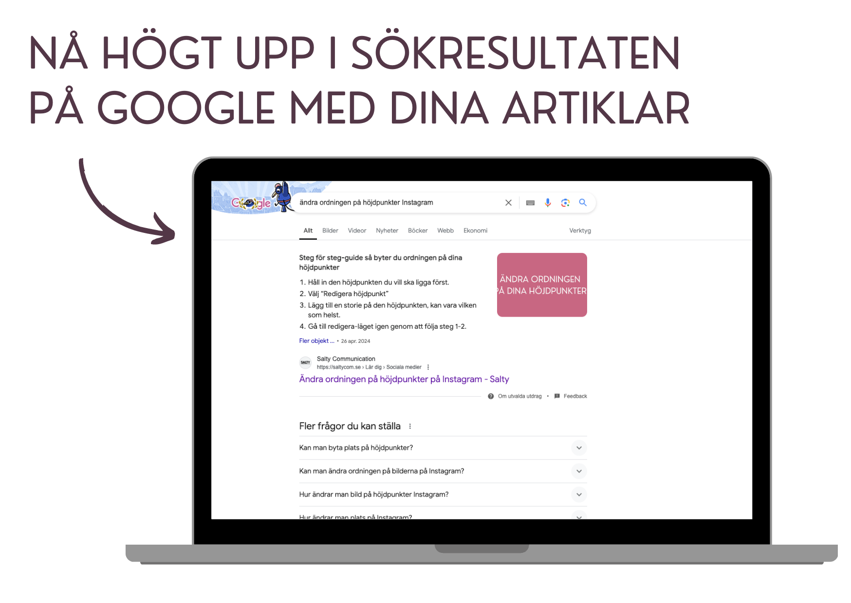 Nå högt upp i sökresultaten på Google med en blogg